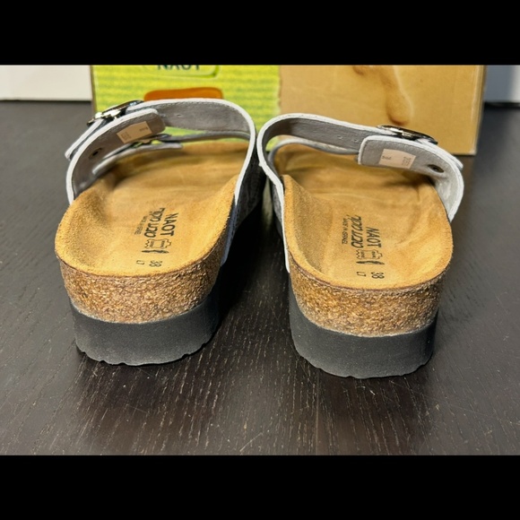 Naot Santa Barbara Cobra Snakeprint Sandals Grey/White Womans EU 38/US 7-7.5 - Picture 8 of 15